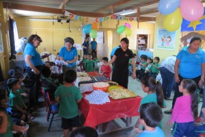 Verjaardag vieren school